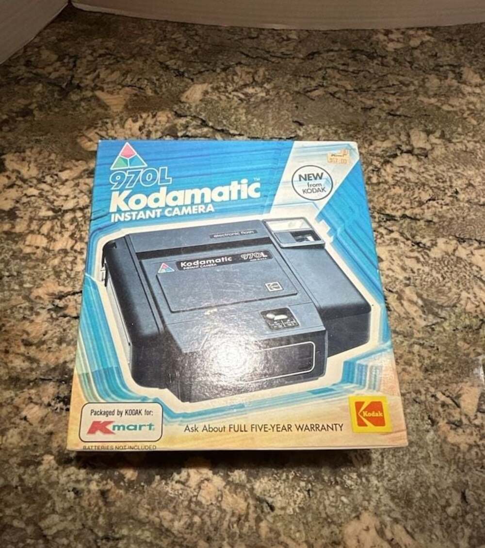 Vintage Kodak Kodamatic 970L Instant Camera with Original Box